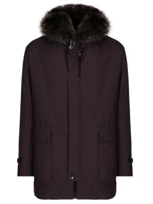 Куртка с мехом Seraphin коричневая