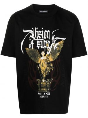 T-shirt con stampa Vision Of Super nero