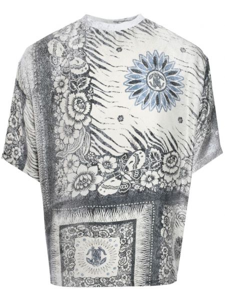 T-shirt Roberto Cavalli hvid