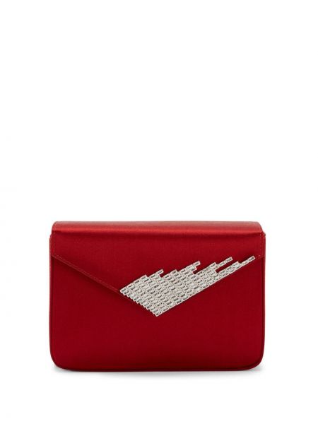 Сатенени чанта тип „портмоне“ Giuseppe Zanotti червено