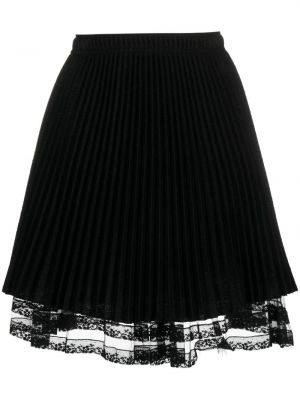 Čipkovaná sukňa Ermanno Scervino čierna
