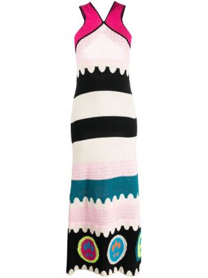 Rochie lunga tricotate din jacard Barrow negru