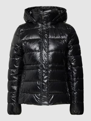 Pikowana kurtka z kapturem Calvin Klein Womenswear czarna