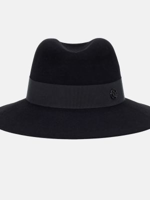 Фетровые шляпа Maison Michel, черный