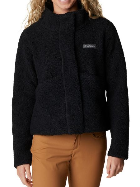 Флисовая куртка с карманами Columbia черная