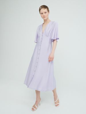 Košeľové šaty Edited fialová