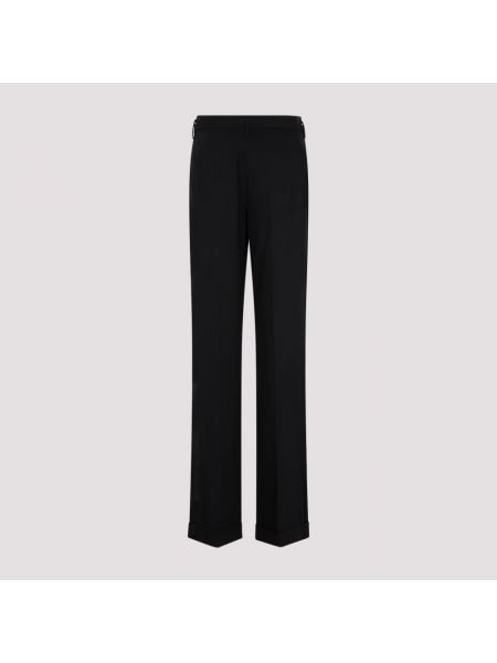 Szerokie spodnie Ralph Lauren czarne