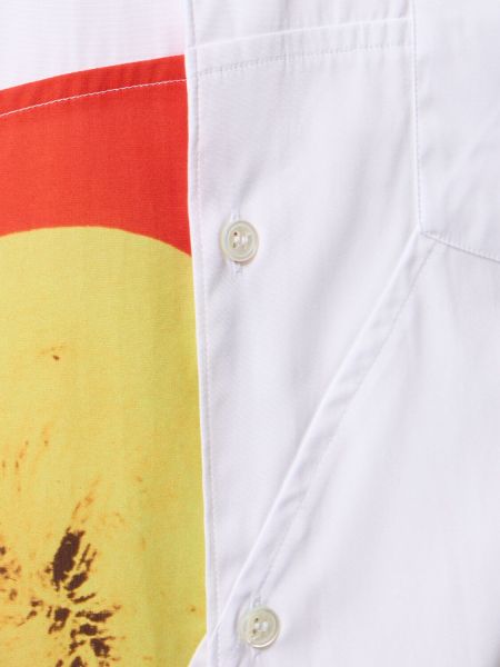 Camicia di cotone con stampa Comme Des Garçons Shirt