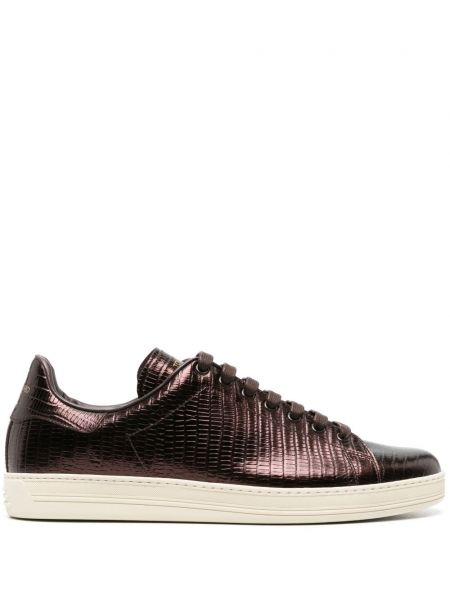 Sneakers Tom Ford καφέ
