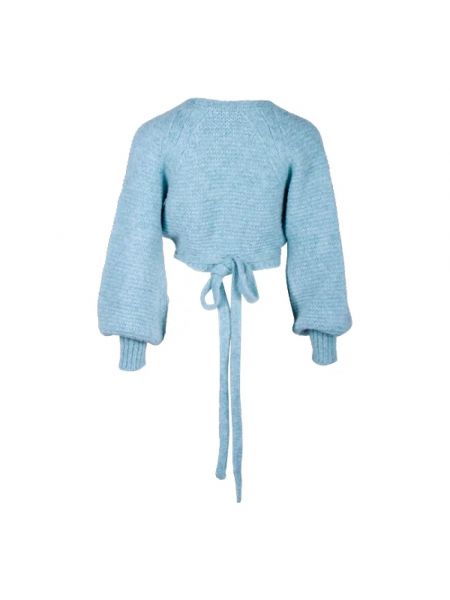 Sudadera de lana retro outdoor Chanel Vintage azul