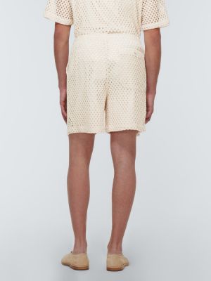Pantalones cortos de algodón Commas beige