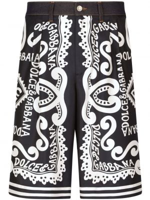 Bermuda kratke hlače s printom Dolce & Gabbana