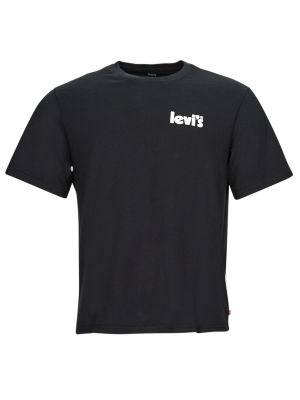 Tričko s krátkými rukávy relaxed fit Levi's černé