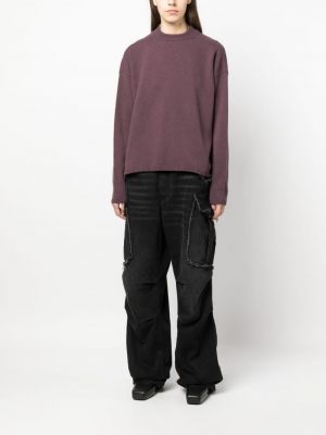 Sweter Rick Owens fioletowy