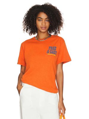 Camiseta Free & Easy naranja