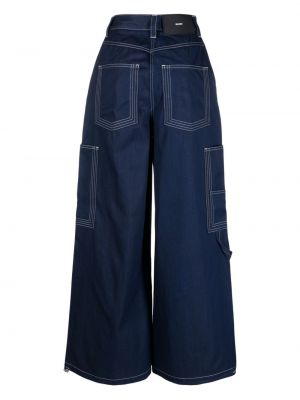 High waist jeans ausgestellt Sunnei blau