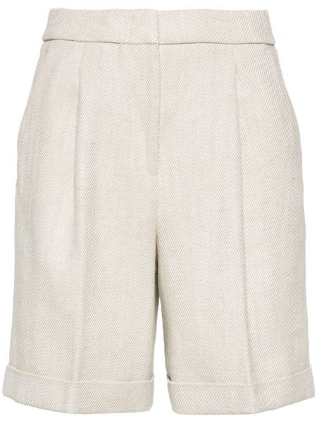 Shorts plissées Peserico beige