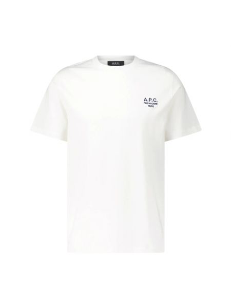 Haftowana koszulka A.p.c. biała