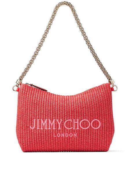 Τσάντα ώμου με κέντημα Jimmy Choo