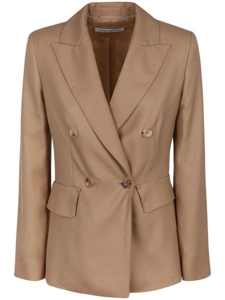 Dobbeltradet blazer Max Mara brun