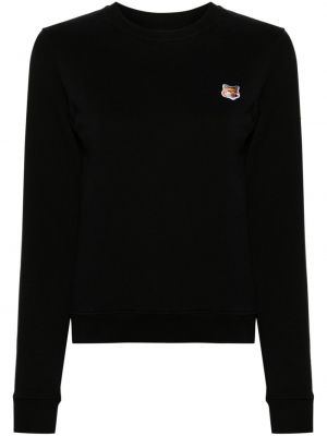 Памучен пуловер Maison Kitsuné Черно