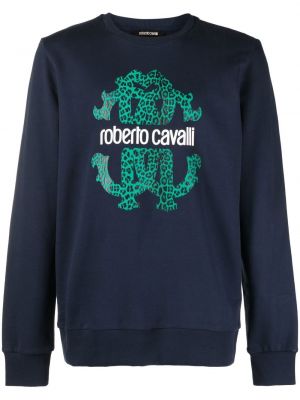 Sweatshirt Roberto Cavalli blå