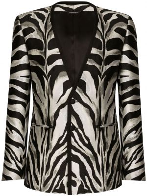 Sako s potlačou s abstraktným vzorom Dolce & Gabbana čierna