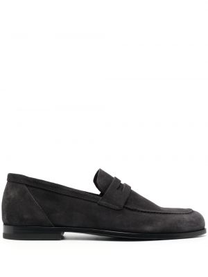 Pantofi loafer din piele de căprioară Harrys Of London gri