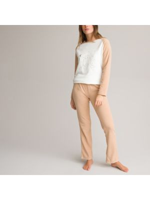 Pijama de punto La Redoute Collections beige