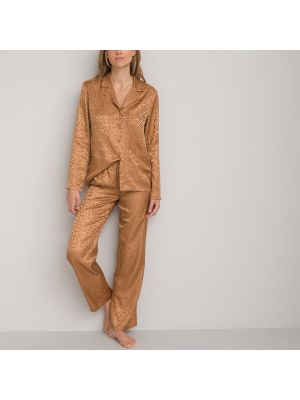 Pijama de raso de tejido jacquard La Redoute Collections