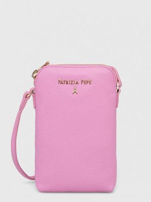 Чанта през рамо Patrizia Pepe розово