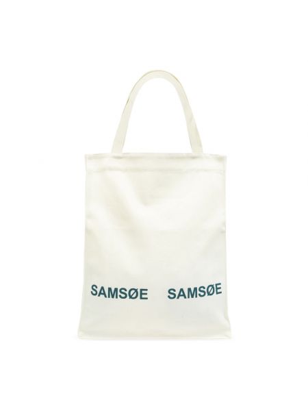 Shopper handtasche mit taschen Samsøe Samsøe beige