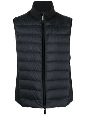 Ned fjær vest Moncler svart