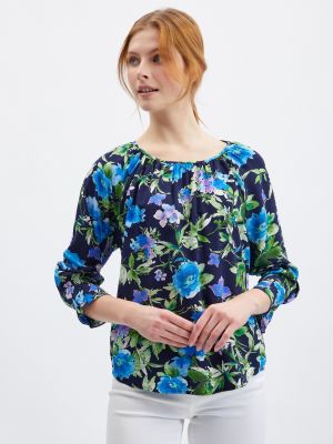 Блуза на цветя Orsay синьо
