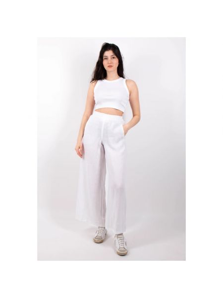 Pantalones de lino Drykorn blanco