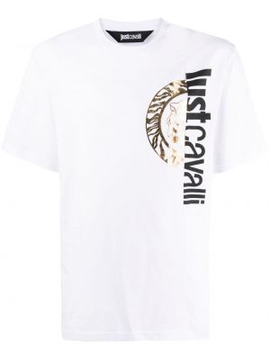 T-shirt Just Cavalli hvid