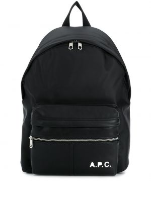 Plecak z nadrukiem A.p.c. czarny