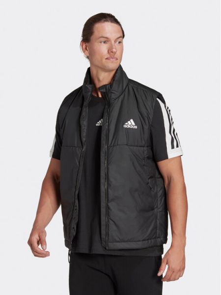 Pruhovaná vesta Adidas černá