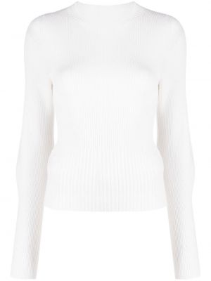 Woll pullover Low Classic weiß