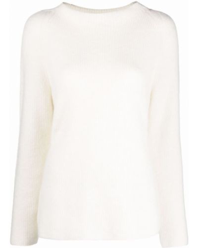 Jersey de tela jersey de cuello redondo Emporio Armani blanco