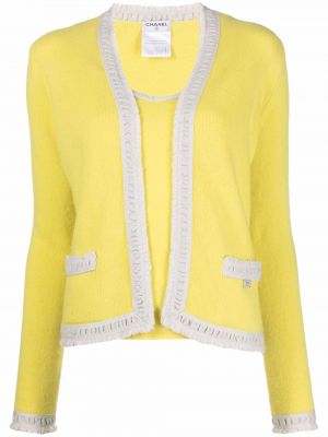 Cardigan Chanel Pre-owned giallo