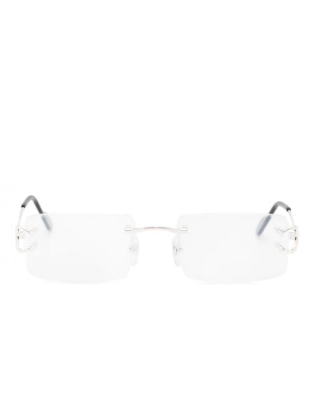 Γυαλιά Cartier Eyewear ασημί