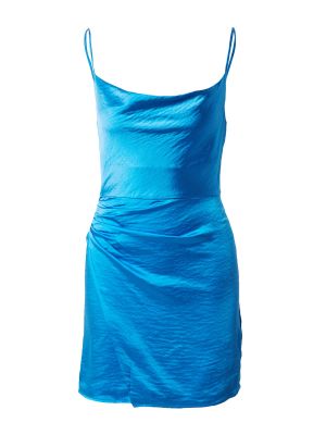 Коктейлна рокля Gina Tricot синьо