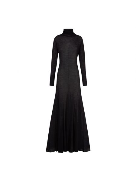 Sukienka długa wełniana Cortana czarna