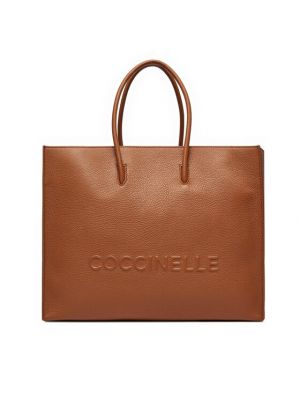 Shopper torbica Coccinelle smeđa