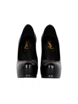 Sandały retro Saint Laurent Vintage czarne