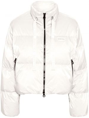 Pernata jakna s printom Duvetica bijela
