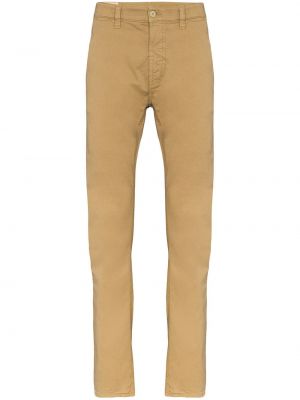 Pantalones chinos slim fit Nudie Jeans marrón