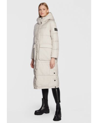 Ecoalf Pehelykabát Siba GAJKSIBAL9870WW22 Ekru Regular Fit