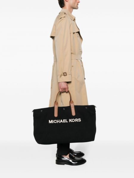 Oversize shopper handtasche Michael Kors schwarz
